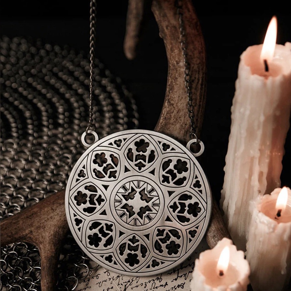 The pretty cult st Vitus cathedral necklace statement goth witch punk